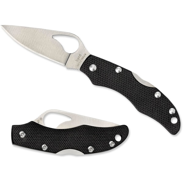 Spyderco 2023 Spyderco Finch 2 G-10 Black Plain SPY-BY11GP2 - main